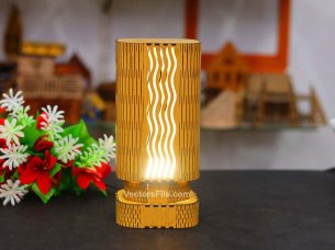 Laser Cut Table Lamp Wooden Desk Lamp Night Light Lamp Design