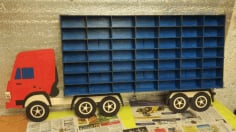 Laser Cut Wall Toy Car Storage Organizer Truck Toy Car Shelf 3mm Free Vector