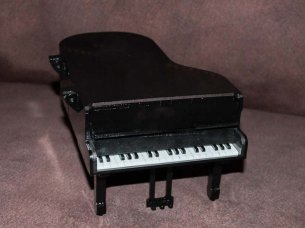 Laser Cut Toys Templates Dollhouse Miniature 3D Piano Model