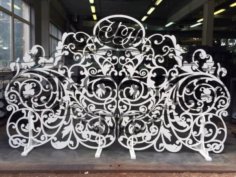 Laser Cut Wedding Background Screen Panel Background Wall Decor Art CDR File