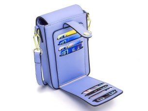 Laser Cut Womens Long Bag Cellphone and Card Holder Wallet