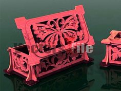 Laser Cut Gift Box Template Jewelry Box Design Vector File