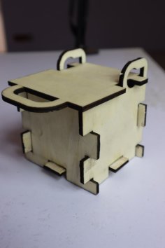 Laser Cut Wood Jewelry Box mini Gift Box DXF and PDF File