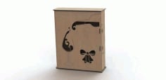 Laser Cut Wooden Bottle Box 4 Layout CDR File