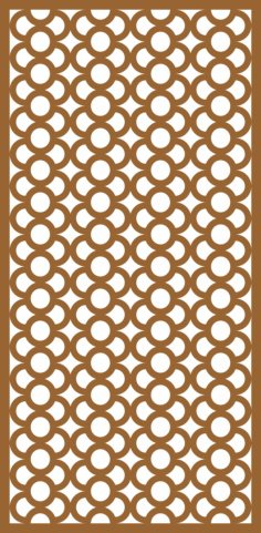 Laser Cut Wooden Jali Pattern Design Fence Border Room Divier Panel CDR and DXF File