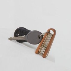 Laser Cut Wooden Modern Keychain CDR File