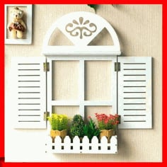 Decorative Family Photo Frames Template Laser Cut CDR File | Vectors File