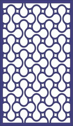 Lasercut Files Seamless Panel Pattern Separator Free DXF Vectors File