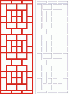 Lettice Work Plasma Seamless Panel Room Separator Design CDR File