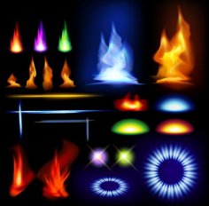 Light Effects Vector Art Ai File