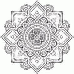 Mandala Floral Mandala Flower Free Vector CDR File