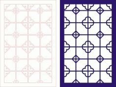 Mandala Metal Grill Panels Laser Cut CDR File