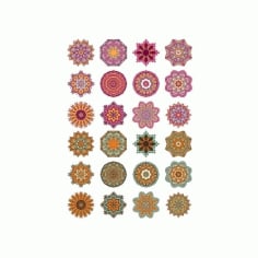 Mandala Ornaments Circles 5 CDR File