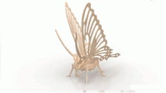 Mariposa 3D Puzzle 6mm Free DXF Vectors File