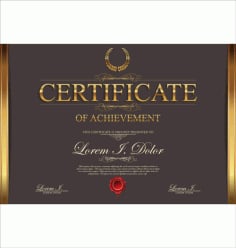 Modern Certificate Creative Template Free Vector