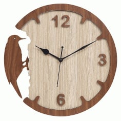 Modern Design Decorative Wall Clock CDR File