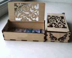 Money Box for Laser Cut CNC CDR File