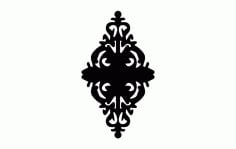 Moroccan Pattern Design DXF File