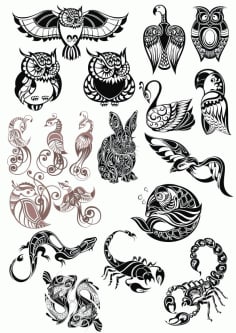 Original Animals Vector Pack CDR File