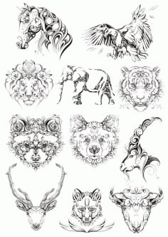 Original Animals Vectors CDR File