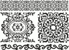 Ornament Baroc Elements Free CDR Vectors File