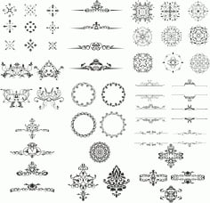 Ornament Design Kit Free CDR Vectors File