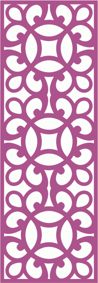 Ornamental Borque Seamless Banner CDR File