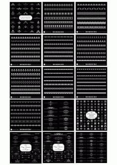 Ornamental Elements Free CDR Vectors File