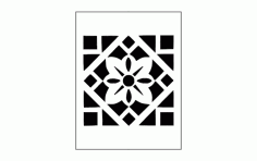 Ornamental Panel Idea DXF File