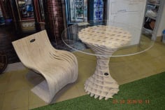 Parametric Table Design Laser Cutting Free CDR File