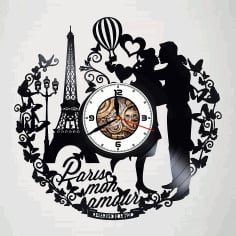 Paris Frame Clock DXF File