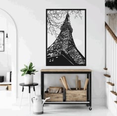 Paris Wall Art for Living Room Decor Ideas CDR Vectors File