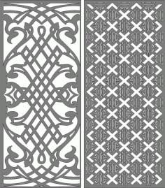 Privacy Grill Indoor Panel Screen Decorative Room Separator Seamless Design Vector File