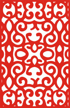 Ripple Design Decorative Seamless Panel CDR File