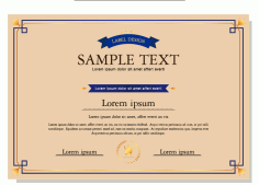 Royal Certificate Template Illustrator File