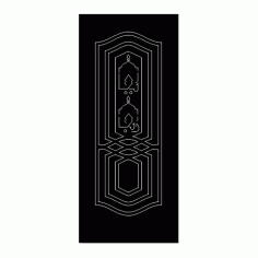 Sabya Door Panel Design DXF File