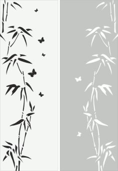 Sandblast Butterfly Flying Grill Pattern CDR File