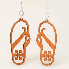 Shoe Earrings vector free download CDR File