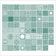 Square Ornaments Vectors Free CDR Vectors File