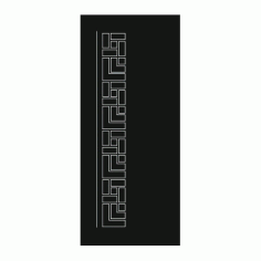 Strip Door Panel Design DXF File