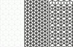 Symmetrical Monochrome Laser Cutting Grill Panel CDR File