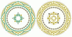 Tarelka Ornament Free CDR Vectors File