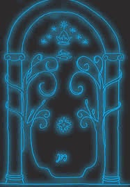 The Door Designs Of Durin Free DXF Vectors File