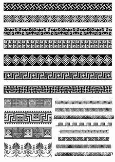 Tribal Abstarct Vector Borders CDR File