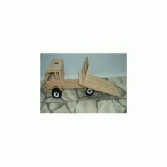 Truck 3D Puzzle DXF File