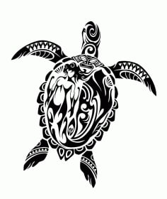 Turtle Silhouette CDR File