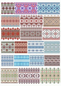 Ukrainian Ornaments Free CDR Vectors File