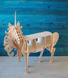 Unicorn Storage Shelf DXF File