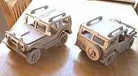 Utility Truck 4. 75mm Laser Cut Design DXF File