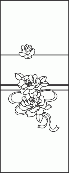 Wardrobe Door With Floral Design File Free Vector CDR File